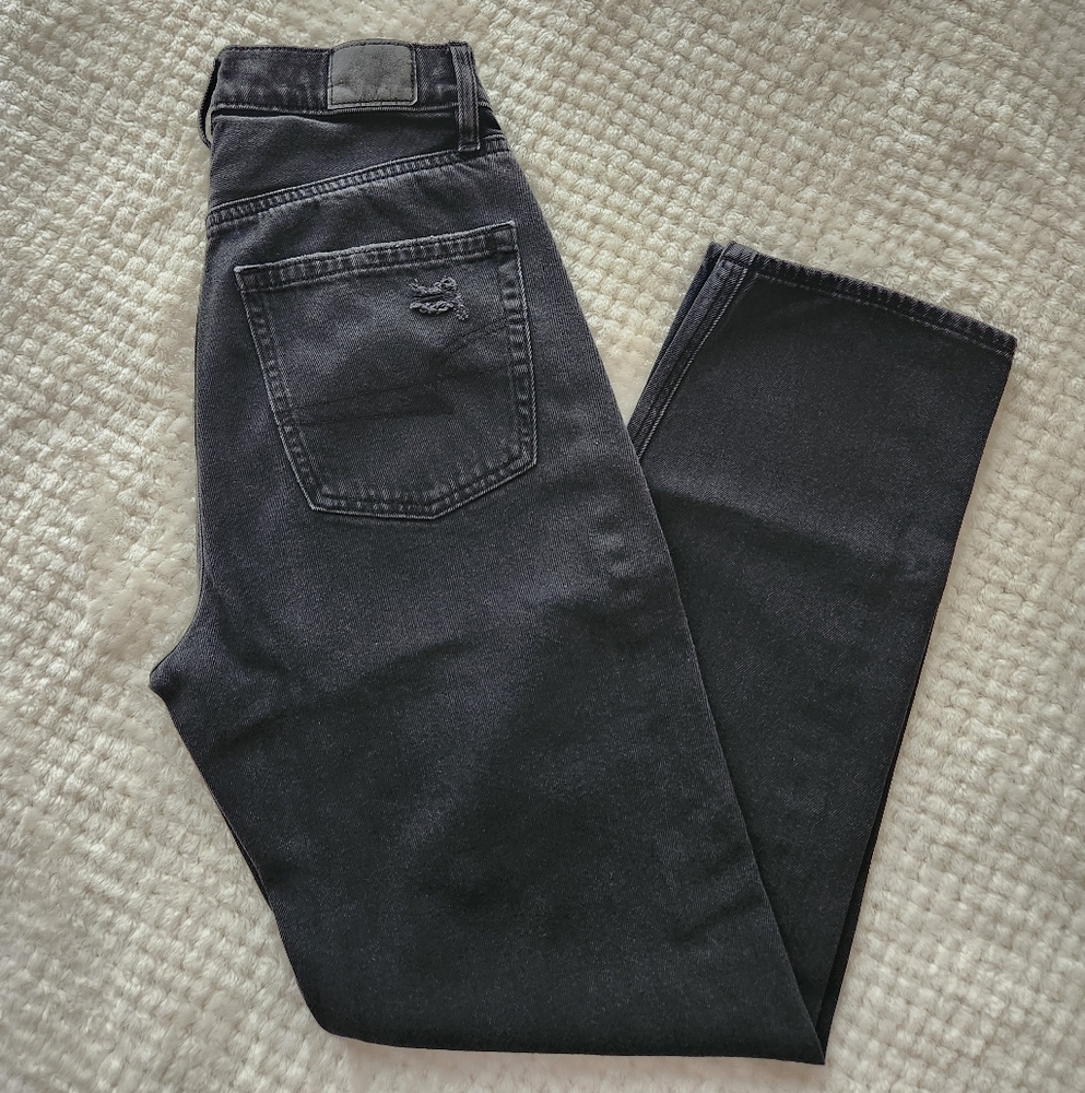American Eagle Womens High Rise Black Jeans
